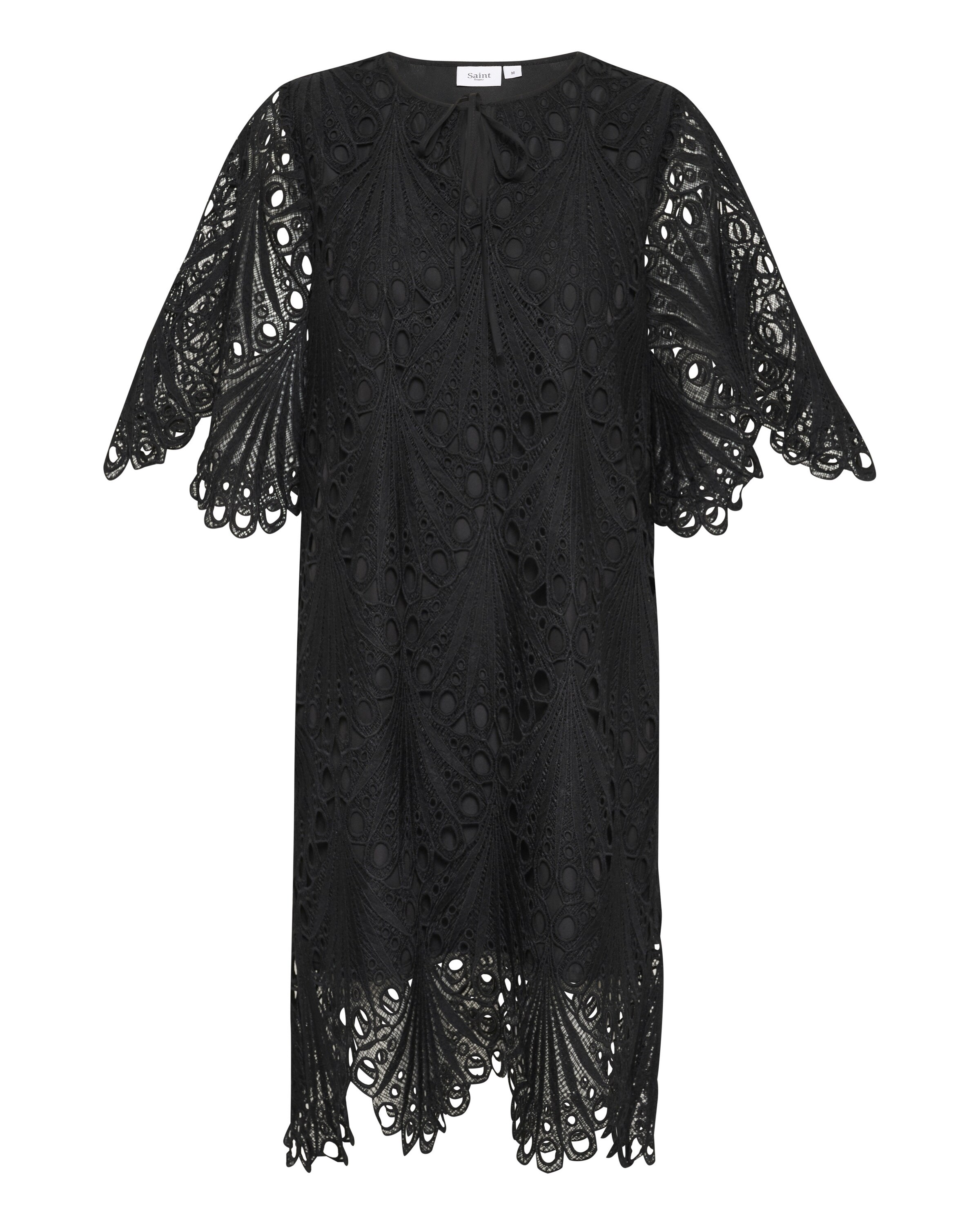 SAINT TROPEZ Kleid in Schwarz: Vorderseite