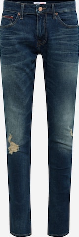 Tommy Jeans Slimfit Jeans 'SCANTON' in Blauw: voorkant