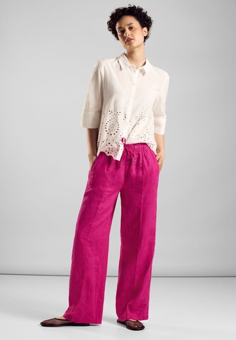 STREET ONE Wide Leg Hose in Pink