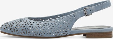 MARCO TOZZI Ballet Flats with Strap in Blue