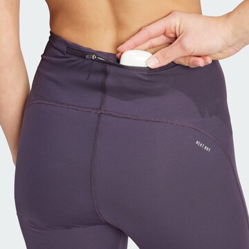 ADIDAS PERFORMANCE Skinny Workout Pants 'Adizero' in Purple