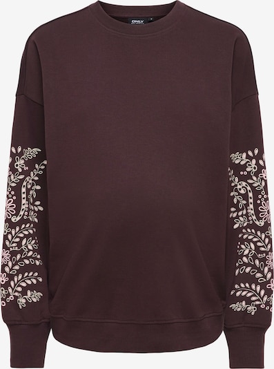 Only Maternity Collegepaita 'OLMAlexa' värissä luumu / puuteri / valkoinen, Tuotenäkymä