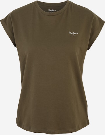 T-shirt 'BLOOM' Pepe Jeans en vert : devant