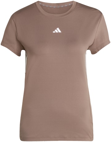 Tricou funcțional 'HYGLM' de la ADIDAS PERFORMANCE pe maro: față