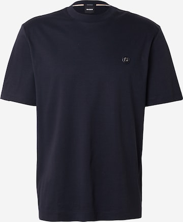T-Shirt 'C-Taut 01' BOSS en bleu : devant
