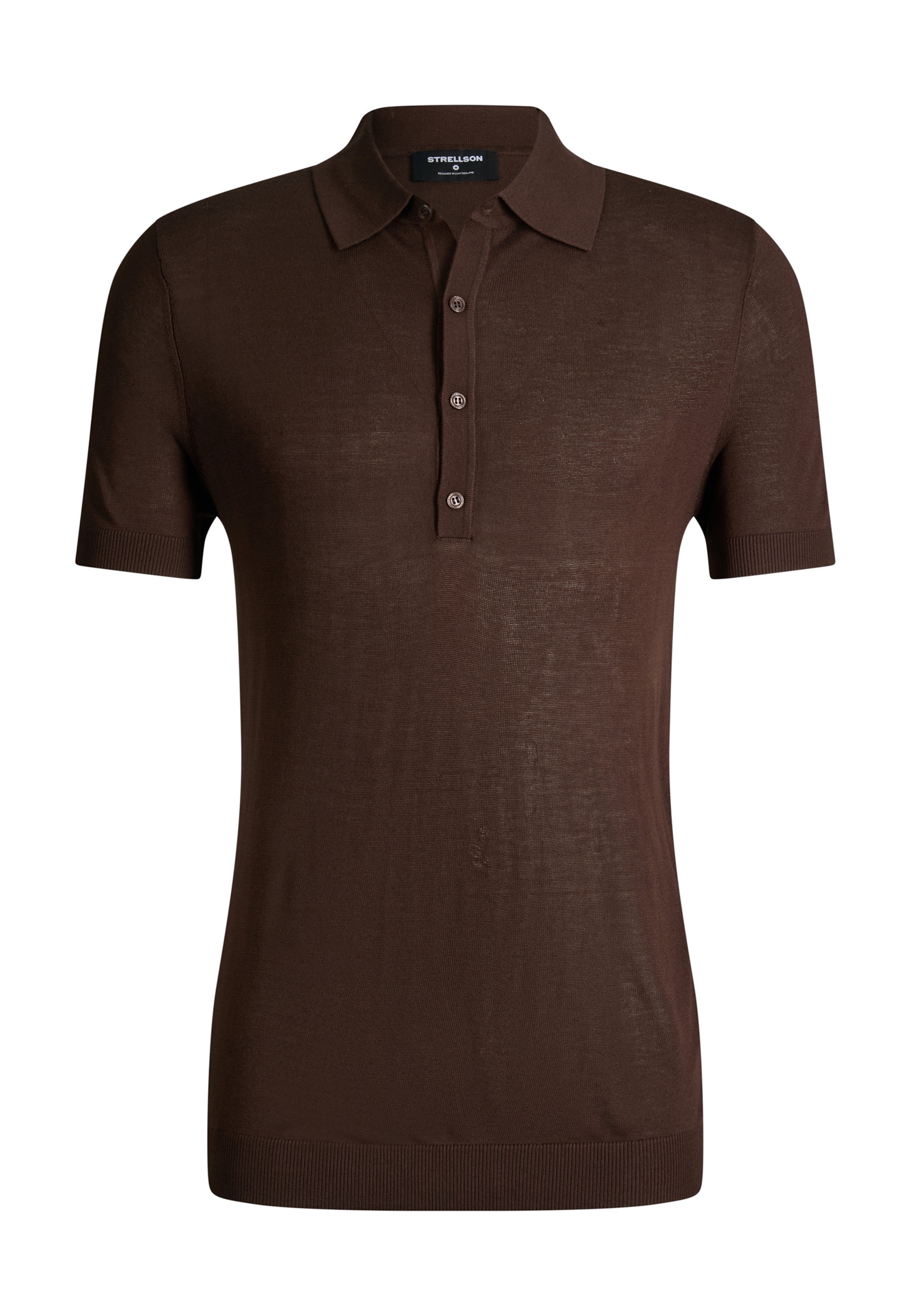 T-Shirt STRELLSON en marron : devant