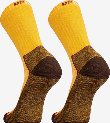 UphillSport Athletic Socks 'SAANA' in Yellow