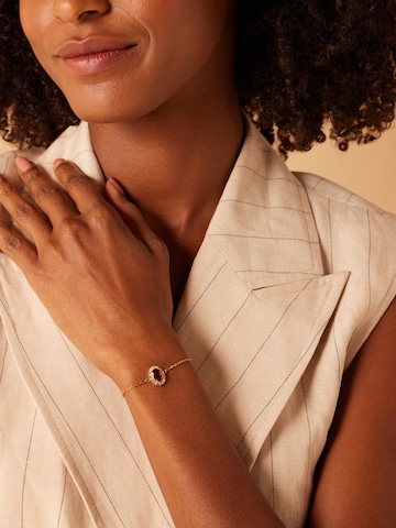 Bracelet Lucardi en or : devant