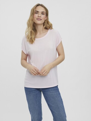 T-shirt 'Ava' VERO MODA en rose : devant