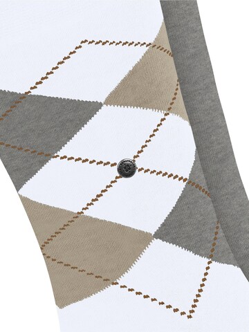 BURLINGTON Socks 'Everyday Argyle Mix 2-Pack' in White