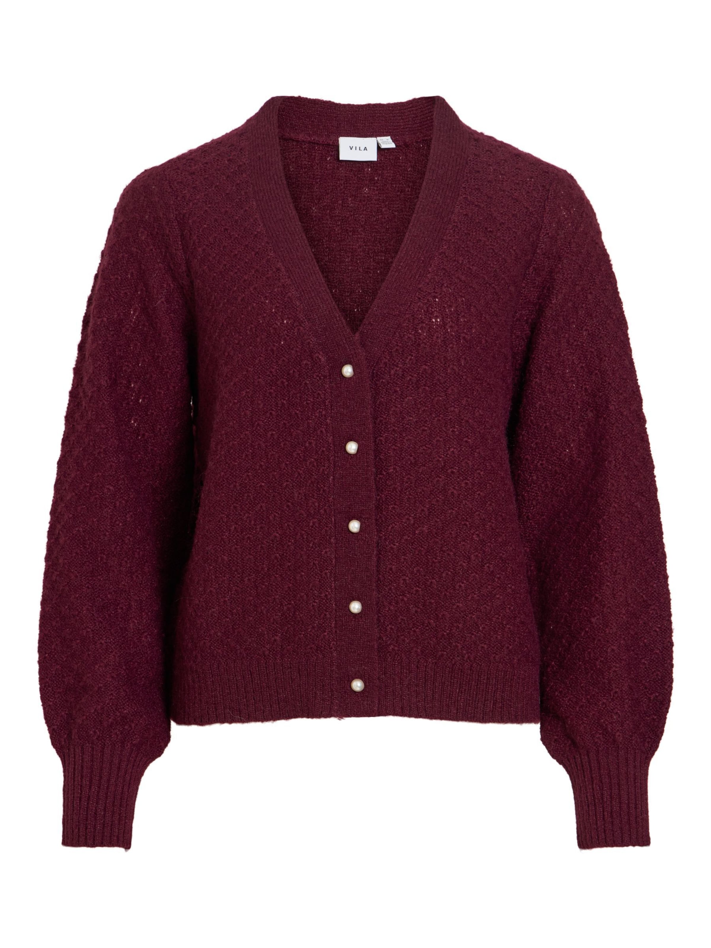 VILA Strickjacke 'VITuli' in Pink: Vorderseite