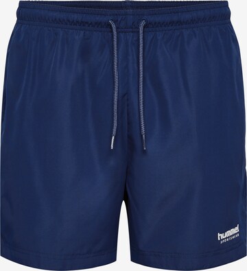 Hummel Badeshorts 'NED' in Blau: predná strana