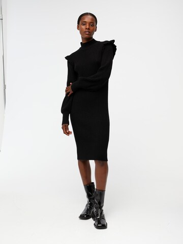 OBJECT Knit dress 'Diva' in Black