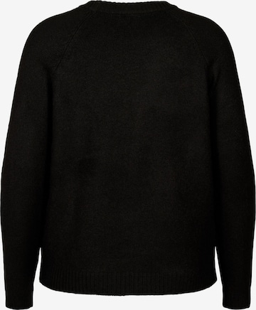 Zizzi Pullover 'MFABULOUS' i sort