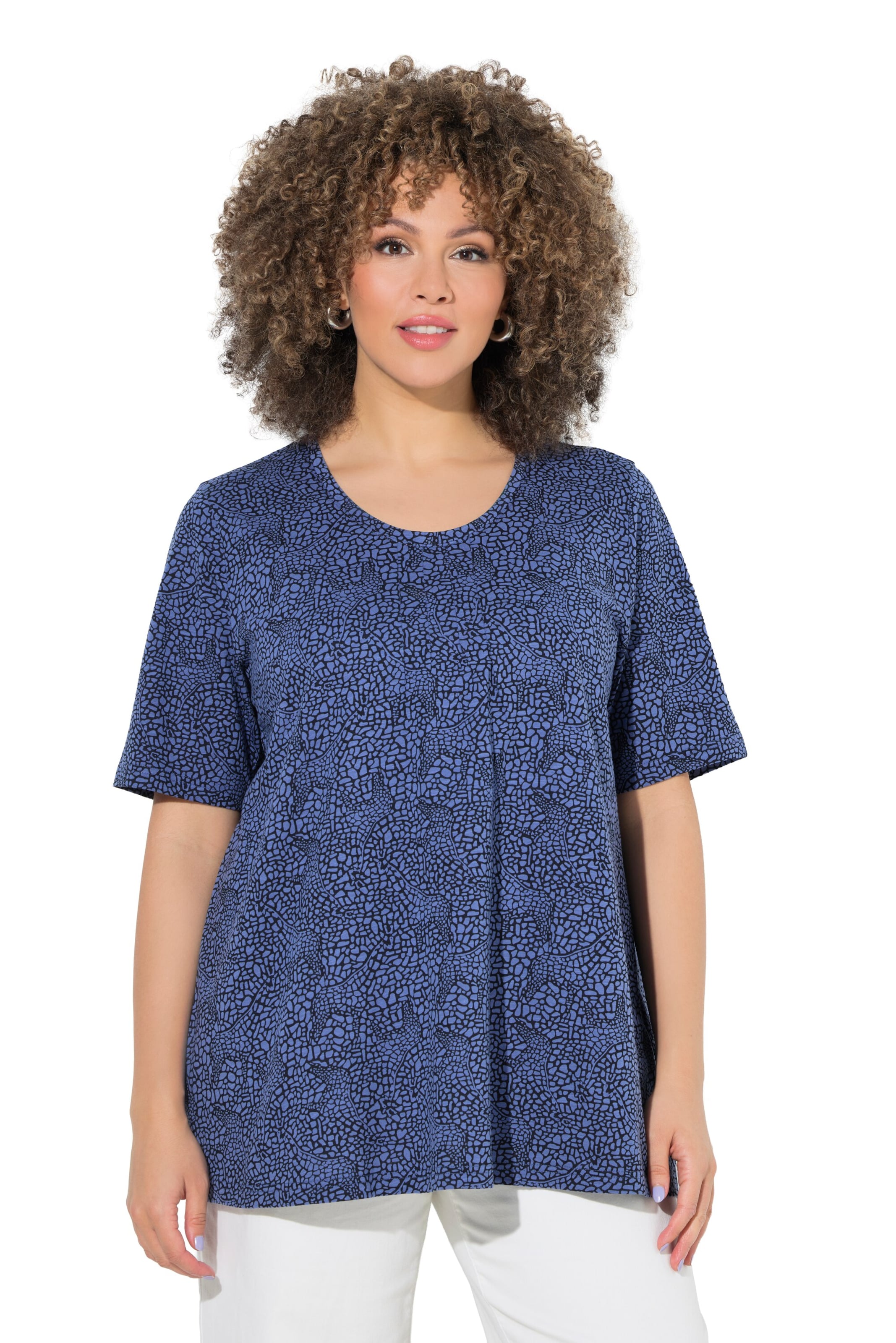 Ulla Popken Shirt in Blue: front