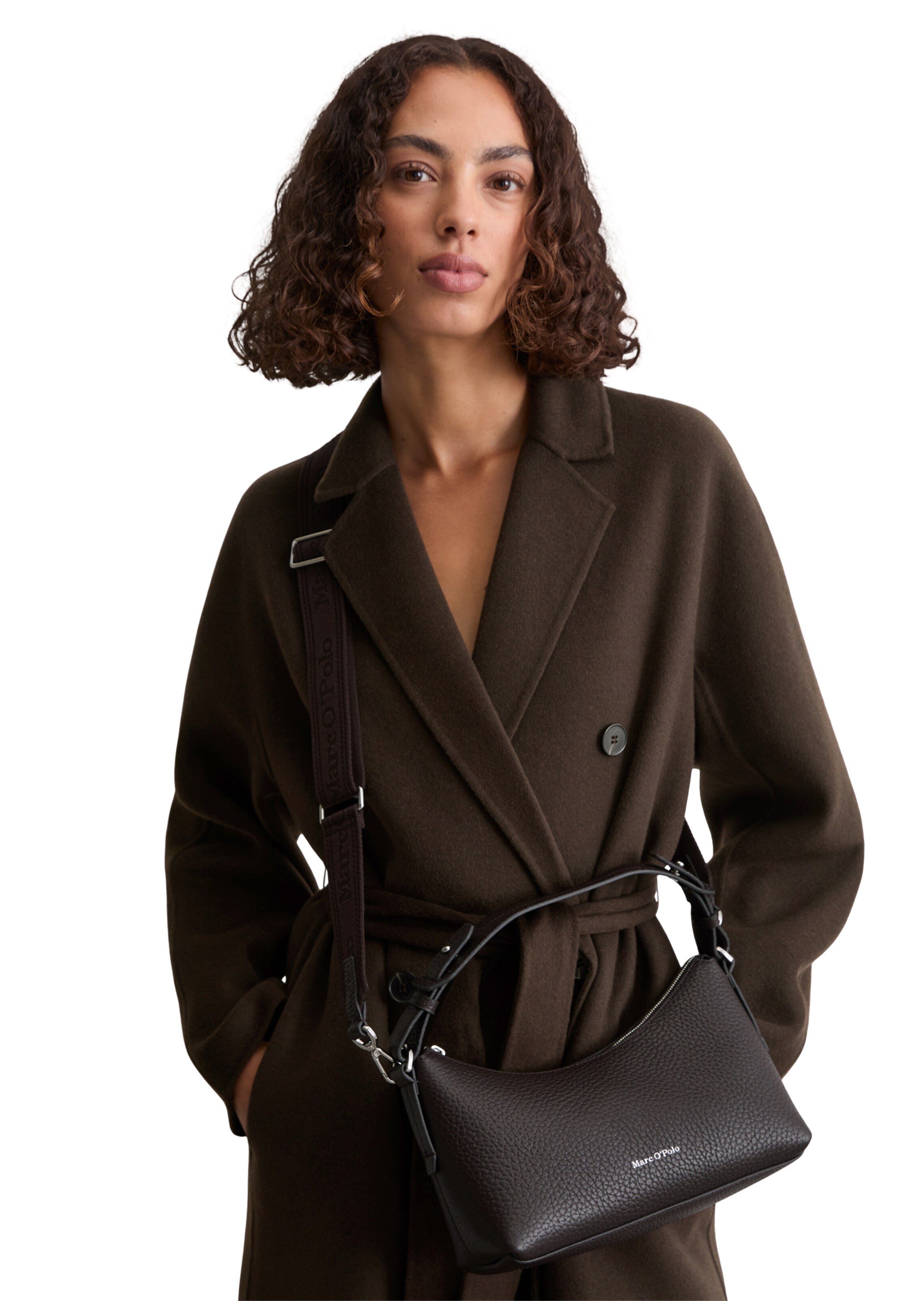 Marc O'Polo Crossbody Bag in Brown: front