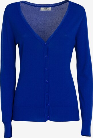 Influencer Knit Cardigan in Blue: front