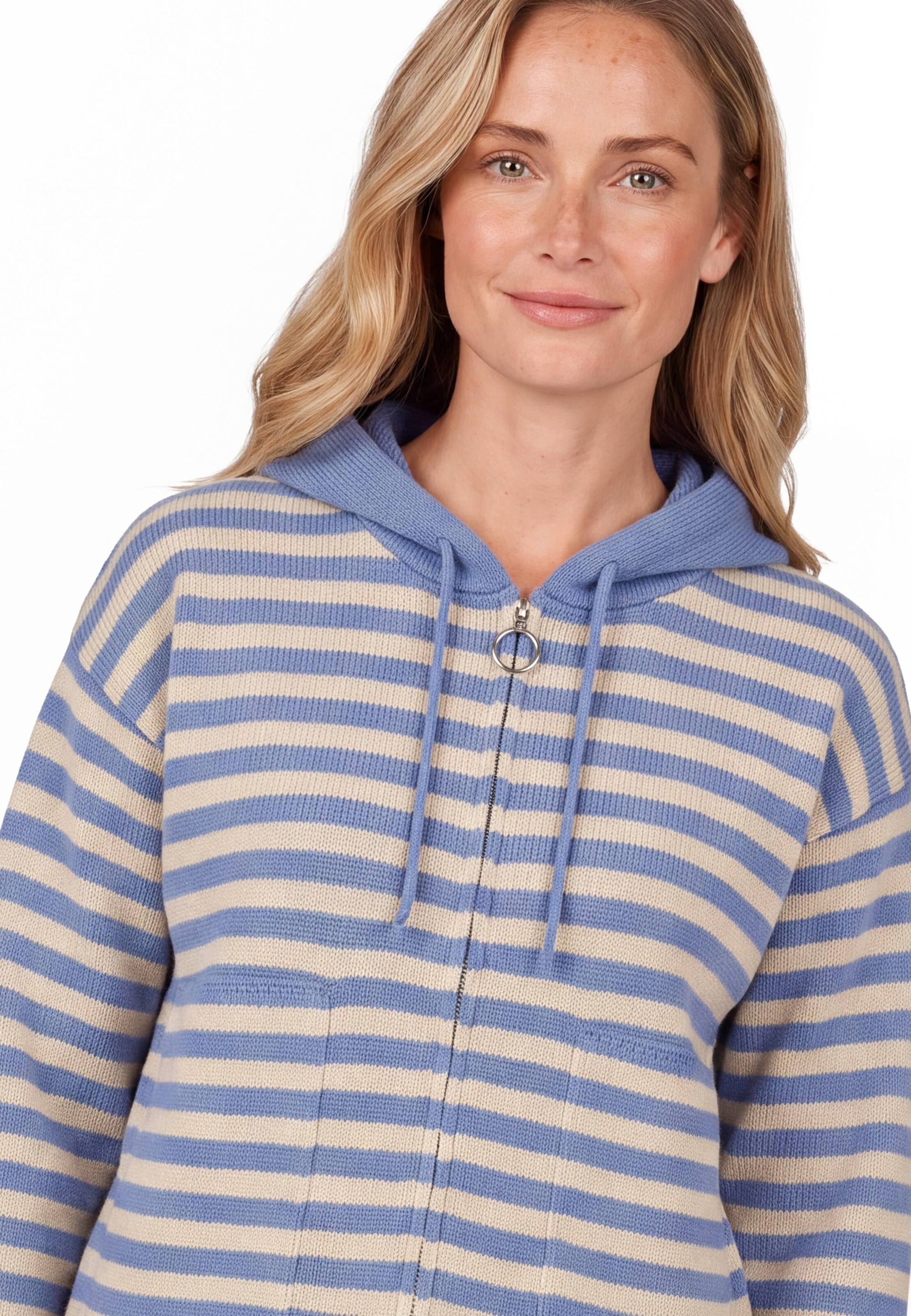 usha BLUE LABEL Gebreid vest in Beige