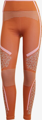 ADIDAS BY STELLA MCCARTNEY Skinny Sporthose in Braun: predná strana