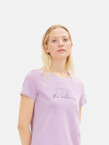 TOM TAILOR Pyjama in Lila