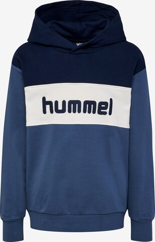 Hummel Sweatshirt 'Morten' in Blue: front