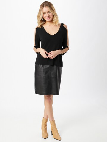 COMMA Regular Kleid in Schwarz: predná strana