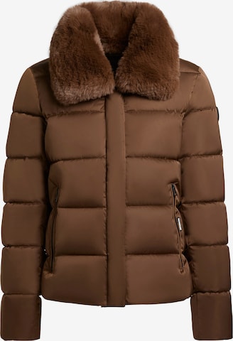 Veste d’hiver 'Clia' khujo en marron : devant