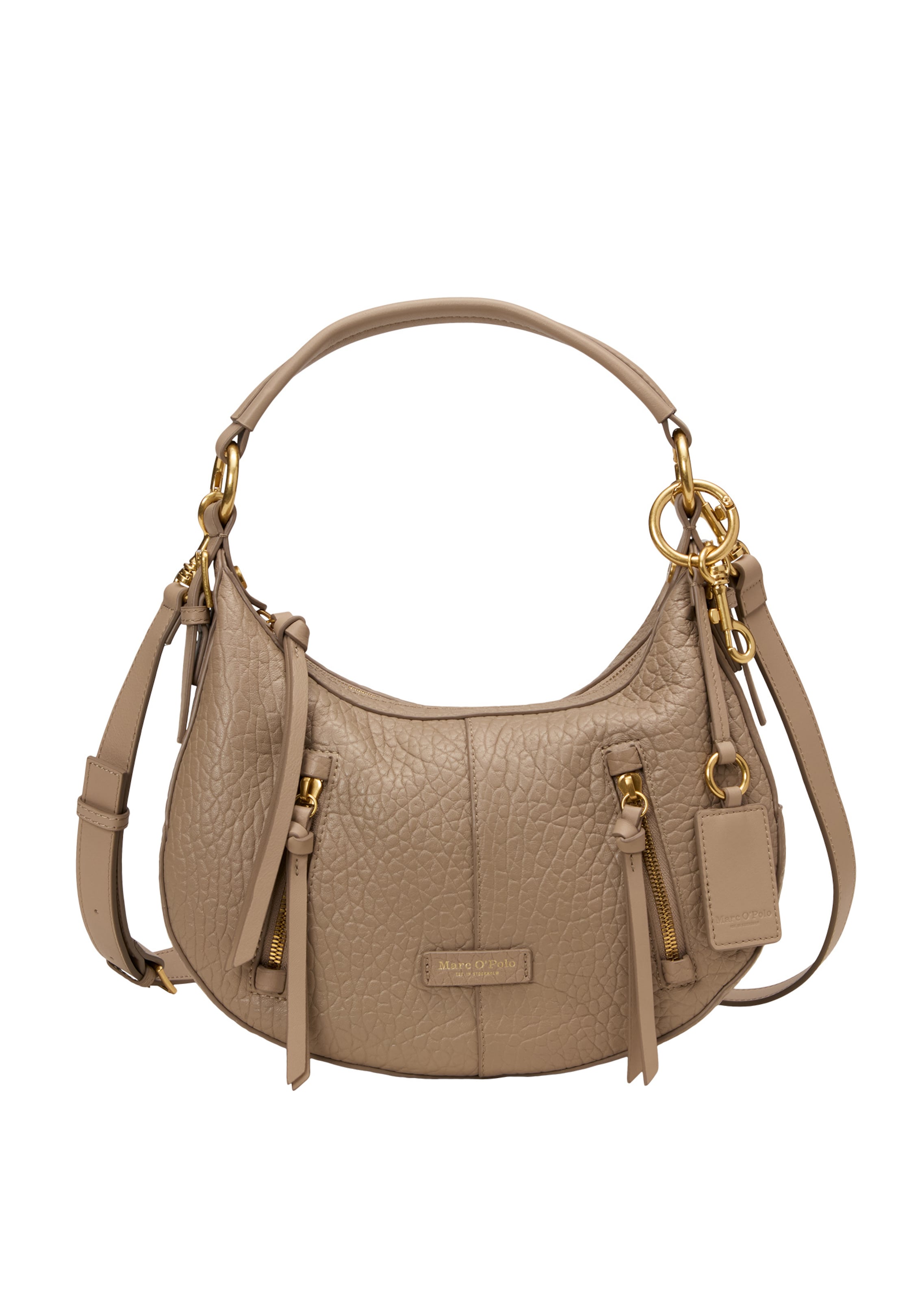 Marc O'Polo Schoudertas in Beige: voorkant