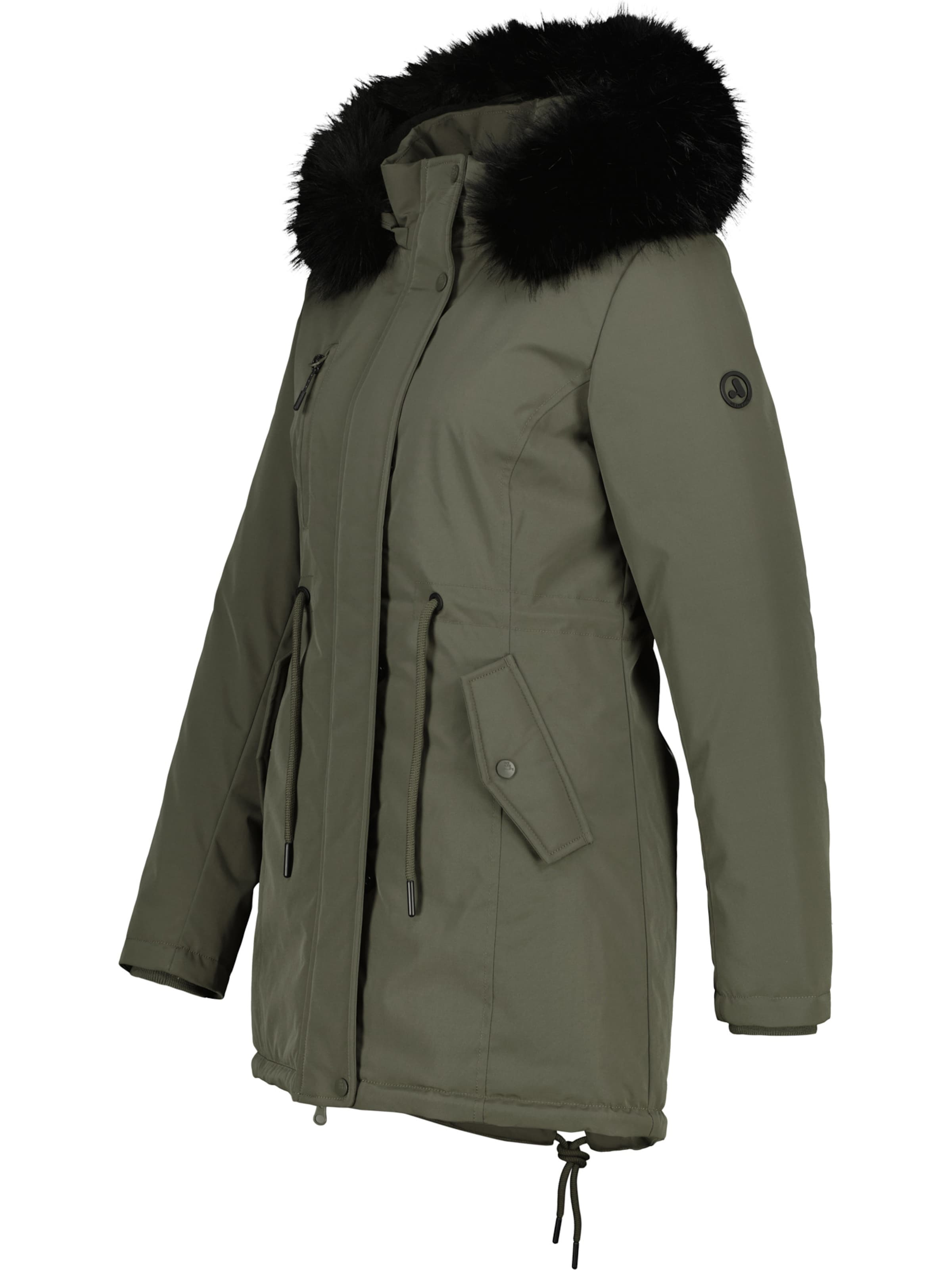 alife & kickin - Parka de inverno 'Kiersey' em verde