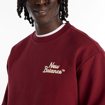 Sweat-shirt new balance en rouge