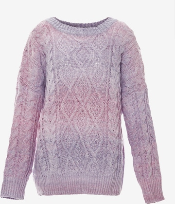 Pull-over MYMO en violet : devant