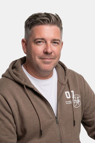 Men Plus Sweatjacke in Braun