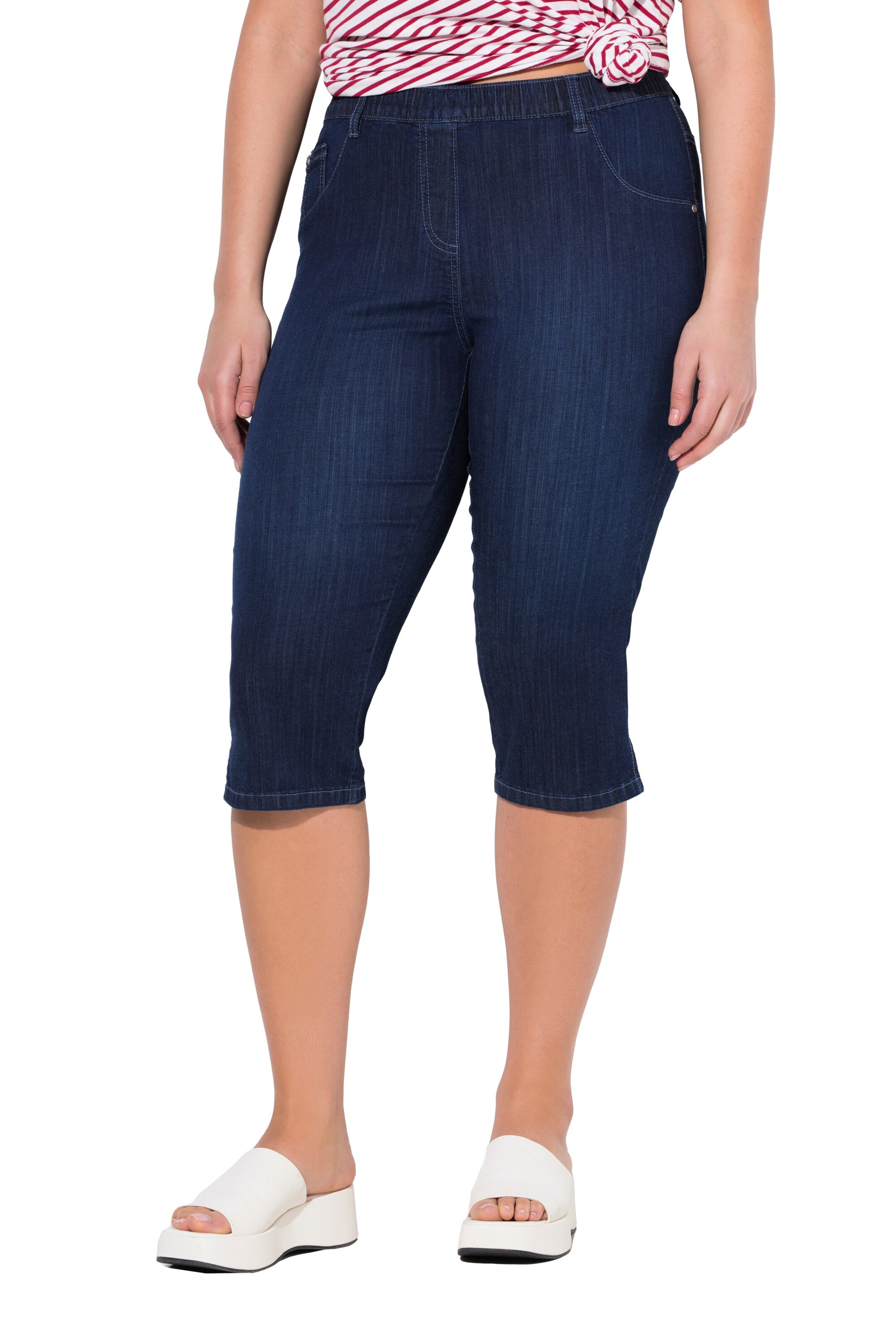 Ulla Popken Slim fit Jeans in Blue: front