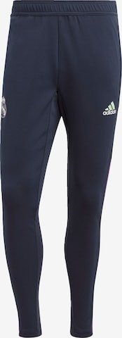 ADIDAS SPORTSWEAR - Slimfit Calças de desporto 'Real Madrid Condivo 22' em azul: frente