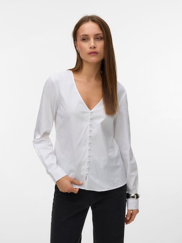 Camicia da donna 'VMAlva' di VERO MODA in bianco: frontale