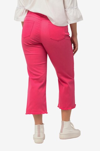 Ulla Popken Wide leg Jeans in Roze