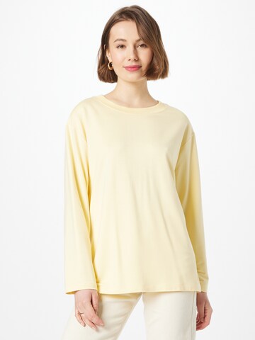 Sweat-shirt Cartoon en jaune : devant