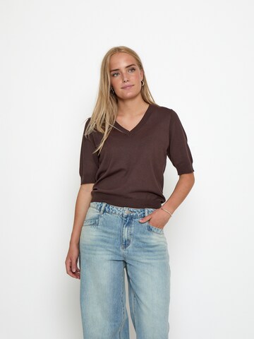 minus Top 'Milla' in Brown: front