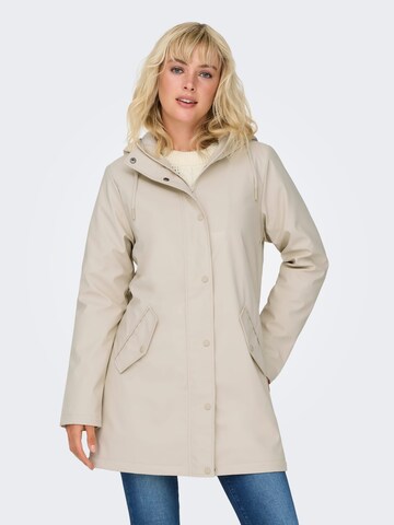 ONLY Functionele mantel 'Sally' in Beige: voorkant