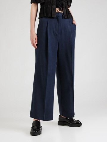Wide leg Pantaloni con pieghe 'Core Rose' di SCOTCH & SODA in blu: frontale
