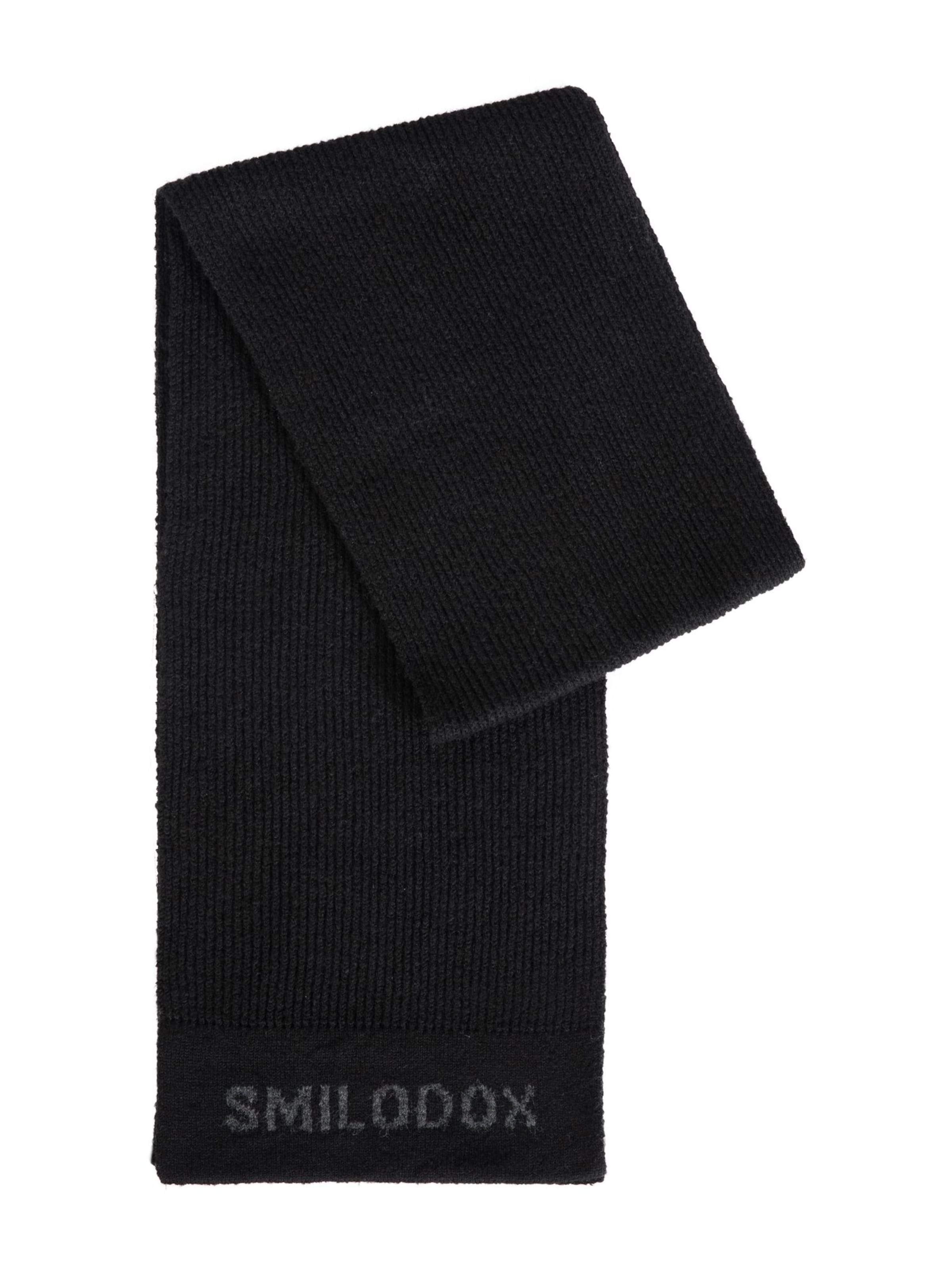Smilodox Scarf 'Arctic' in Black: front