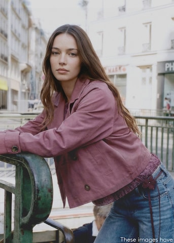 MANGO TEEN Between-Season Jacket 'Rosa' in Pink