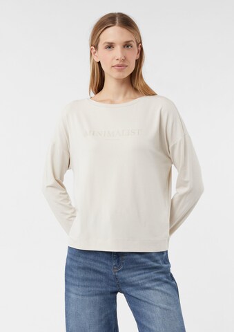 COMMA Shirt in Beige: front