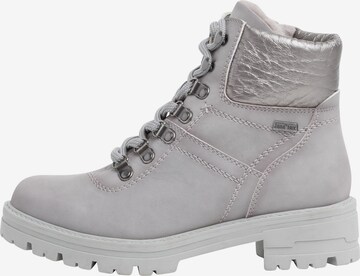 JANA Lace-Up Ankle Boots in Grey