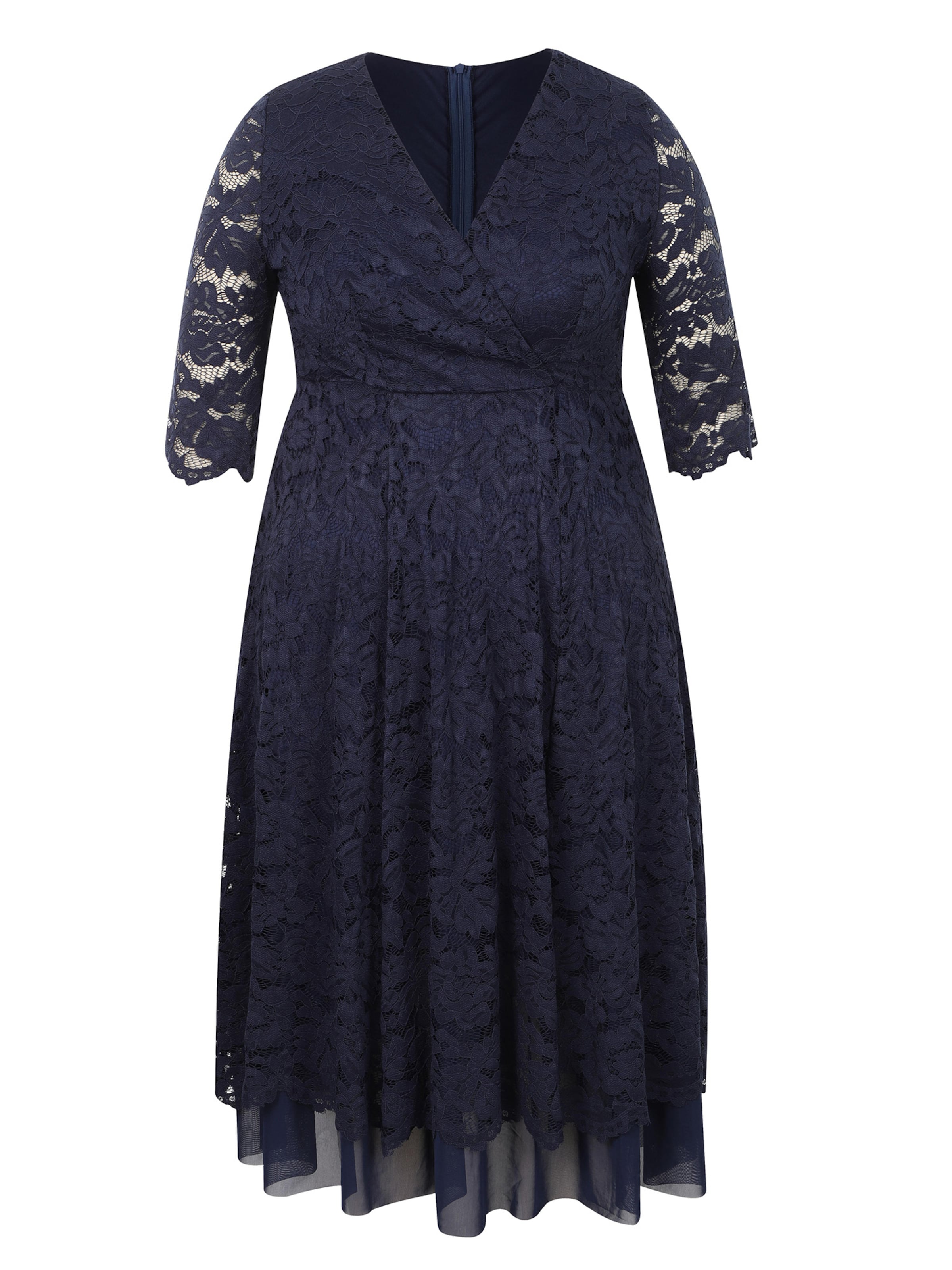 LapaPlus Cocktailjurk in Blauw