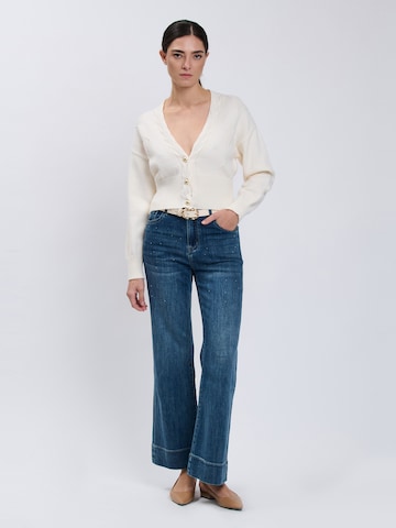 Influencer Knit Cardigan in White