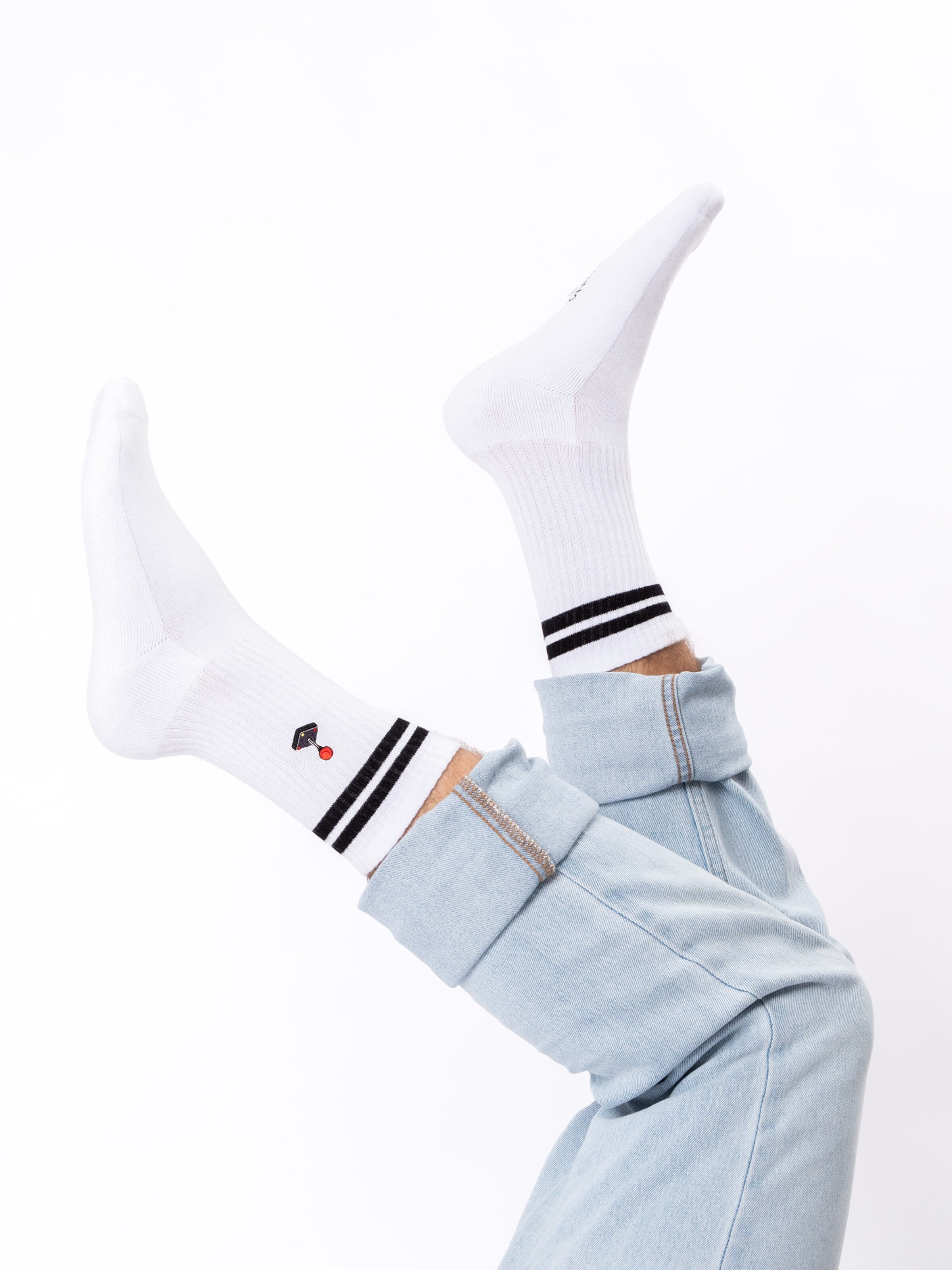 Occulto Athletic Socks 'Rio' in White