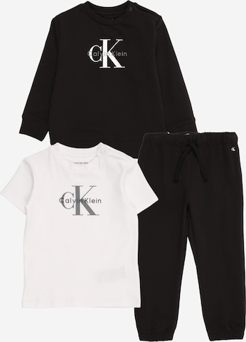 Set Calvin Klein Jeans en noir : devant