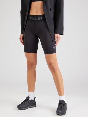 Karo Kauer Skinny Κολάν 'KKLBL' σε μαύρο: μπροστά