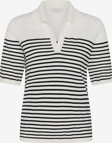 Pull-over 'Lizza' Kaffe en blanc : devant